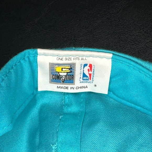 Vintage NBA Logo 7 Charlotte Hornets PRE-NEW ORLEANS Snapback Hat Cap - Picture 8 of 8